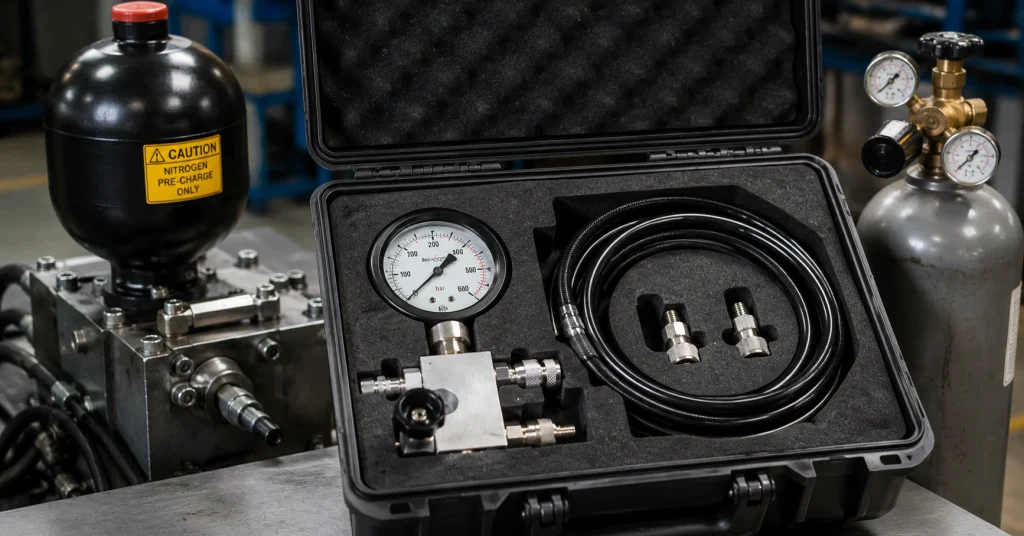 Hydraulic Accumulator Charging Kit