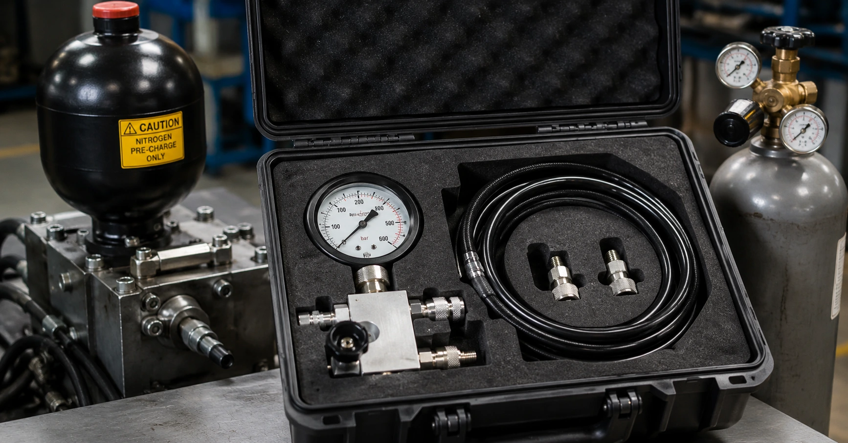 Hydraulic Accumulator Charging Kit