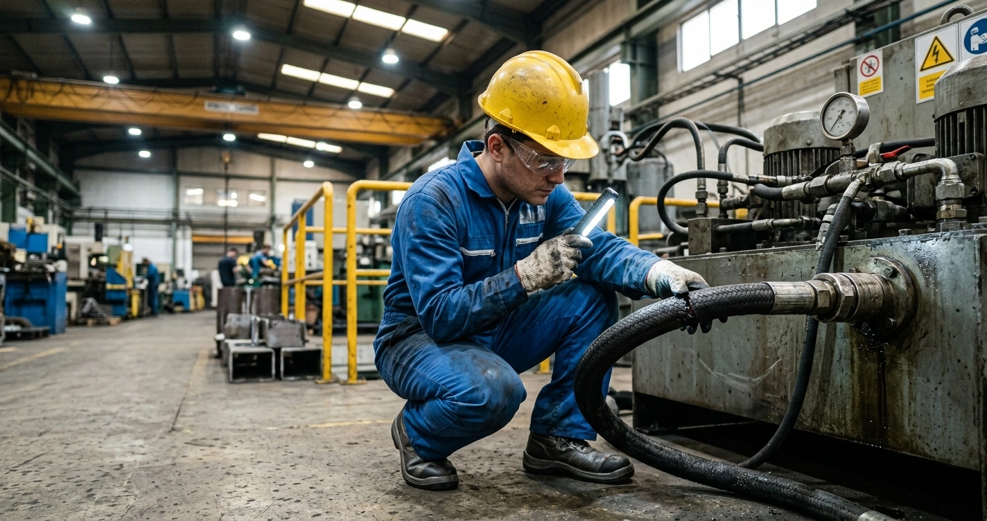 hydraulic hose failure